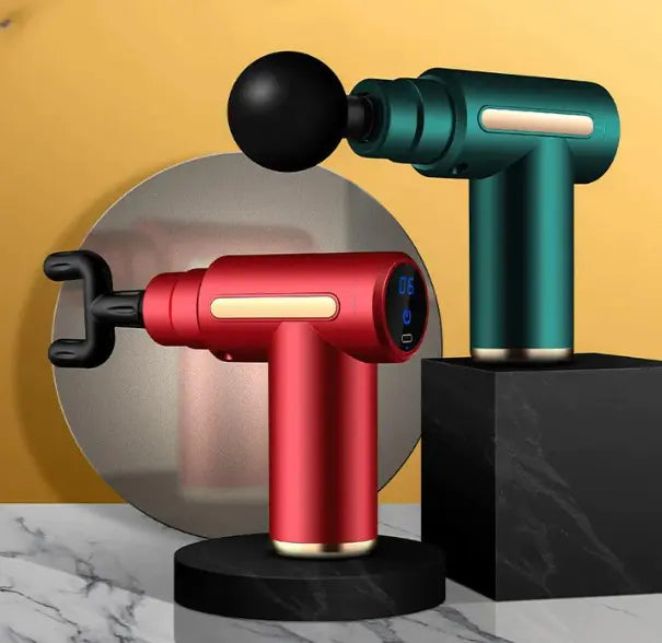 PulseRelief – USB Mini Massage Gun for Muscle Recovery & Relaxation