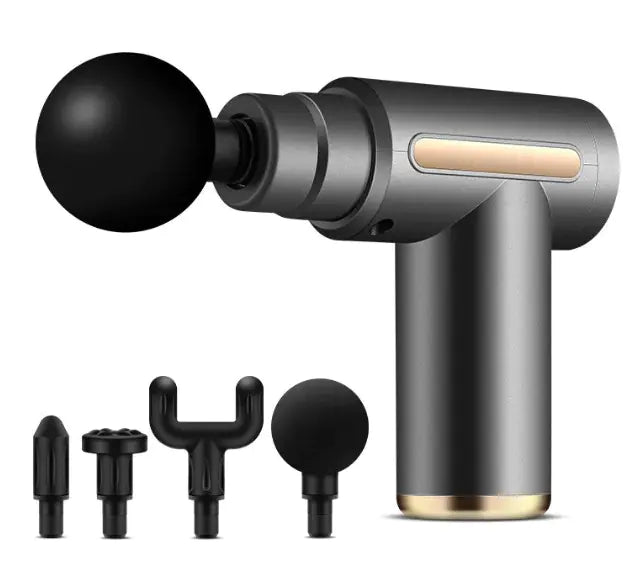 PulseRelief – USB Mini Massage Gun for Muscle Recovery & Relaxation