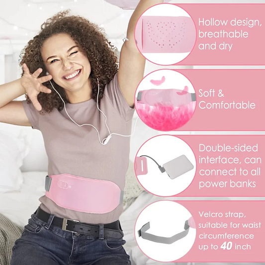 Vibrating Menstrual Heating Pad