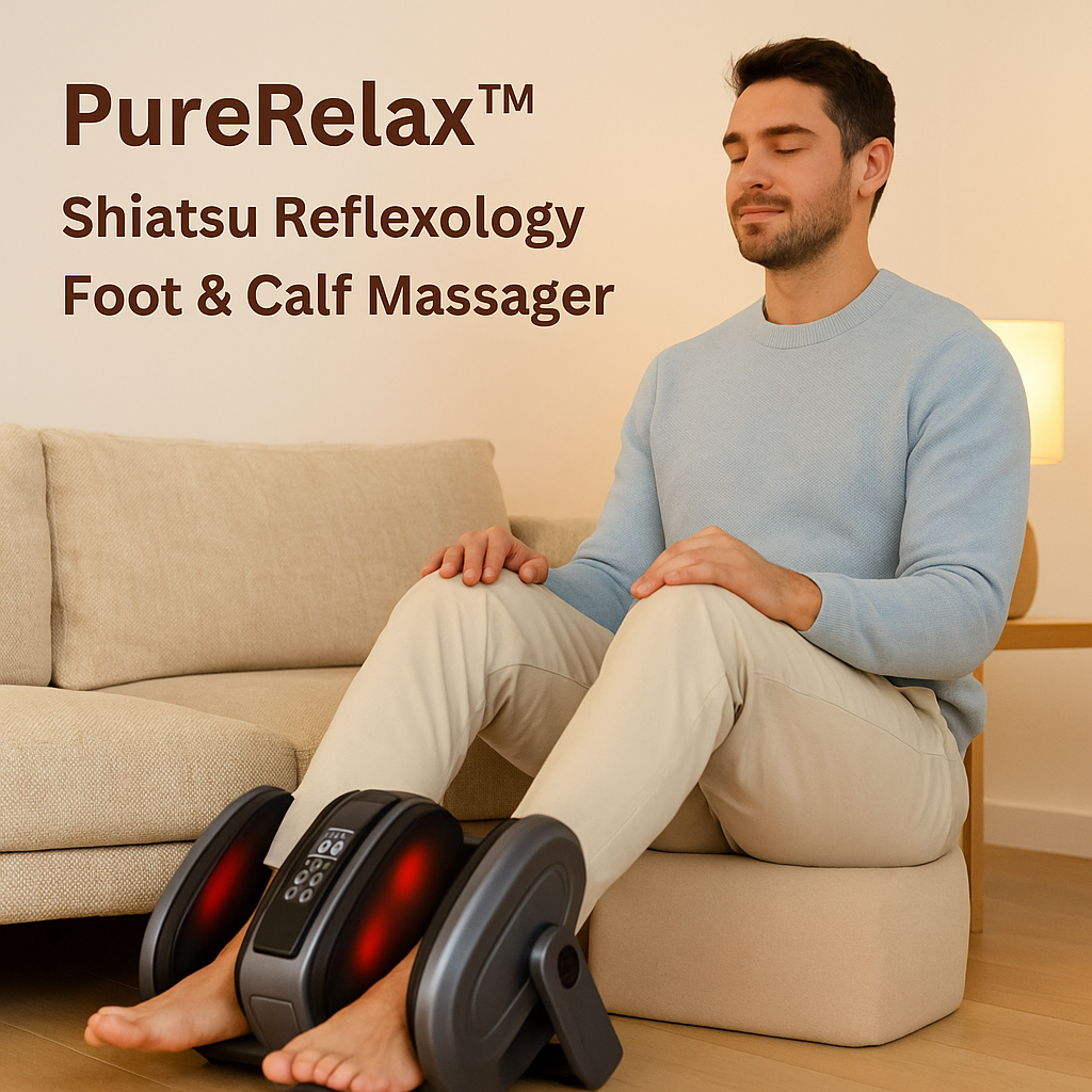 PureRelax™ Shiatsu Reflexology Foot & Calf Massager