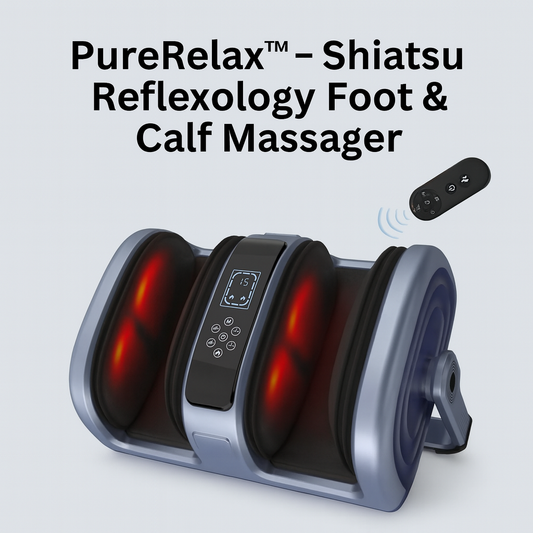 PureRelax™ Shiatsu Reflexology Foot & Calf Massager