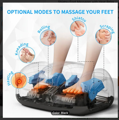 PureRelax™ Shiatsu Reflexology Foot & Calf Massager