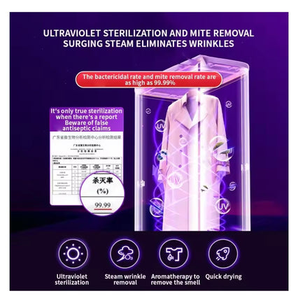 SteamCloset™ –  Antibacterial Clothes Dryer & Steam Iron Wardrobe